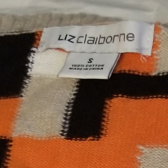 Liz Claiborne WOMEN SMALL Sweater COLOR BLOCK - Picture 2 of 9